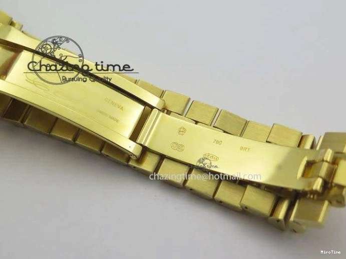 MiroTime 0219 DayDate 40mm BP-Maker 228238 YG Wrapped Gold Roman Dial (Fluted Bezel) On YG Bracelet ETA Attractive 3848